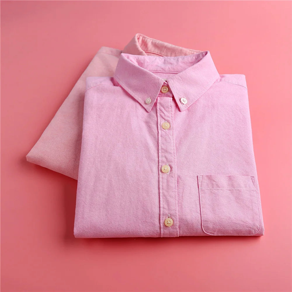 Duttini | Elegant Pastel Oxford Blouses