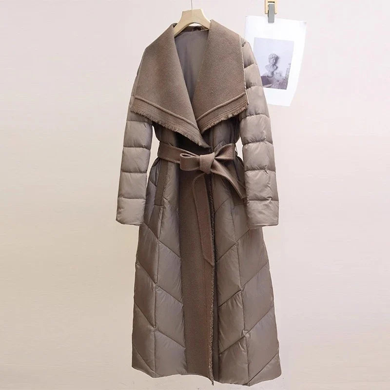 Duttini | Wool-Trim Down Coat