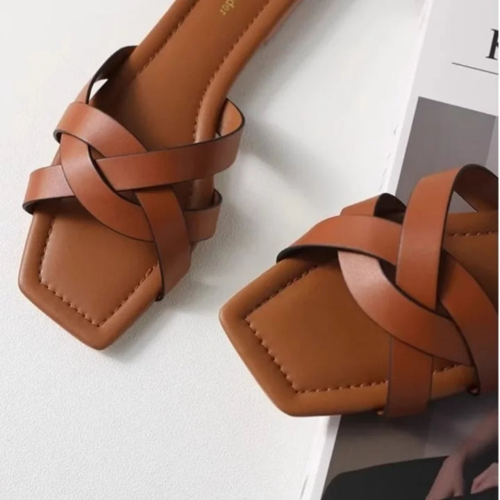 Duttini | Woven Slide Sandals