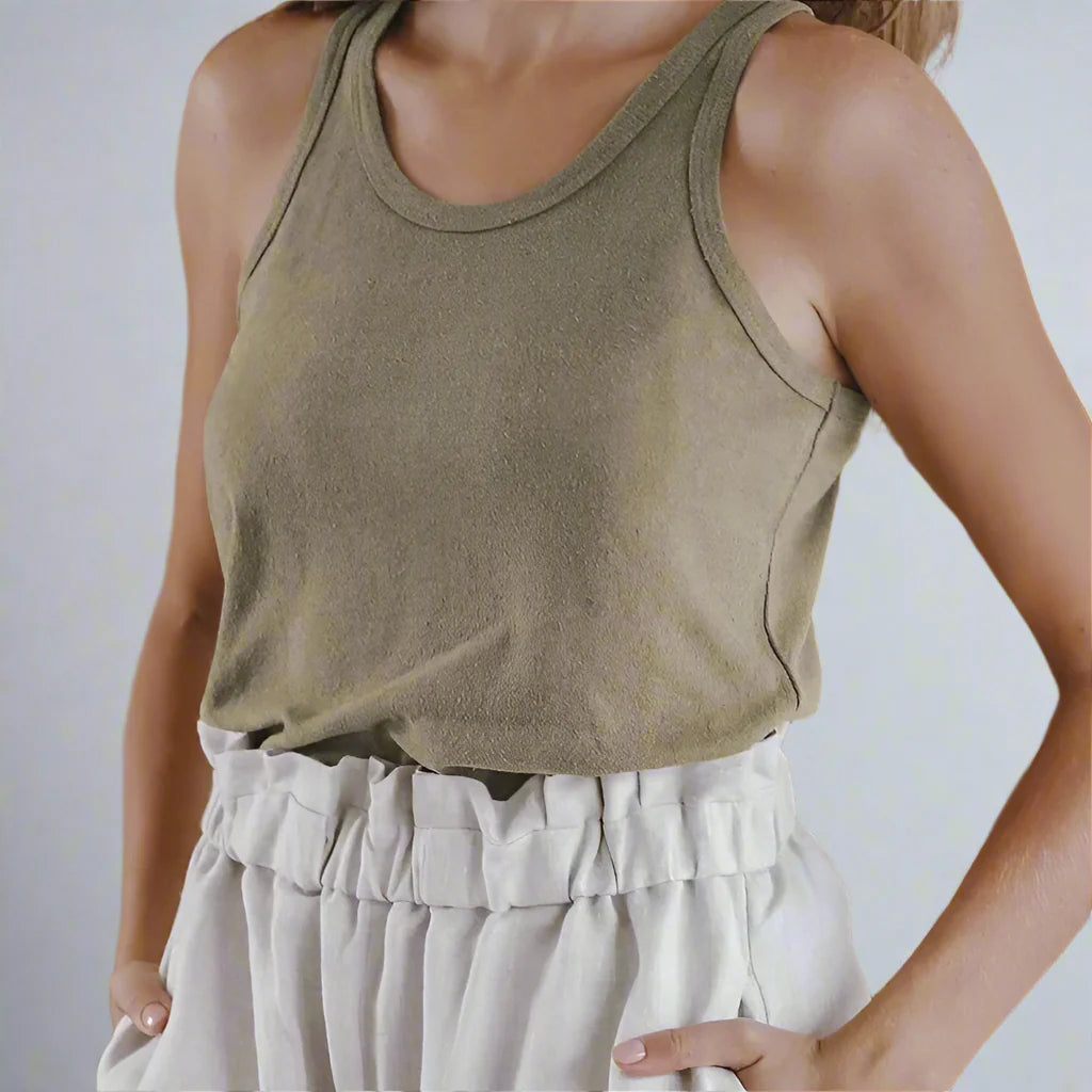 Duttini | Cotton Tank Top for Women in Everyday Fit
