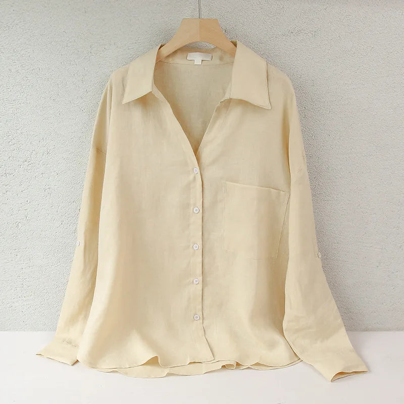Duttini | Classic Linen Shirt for Men