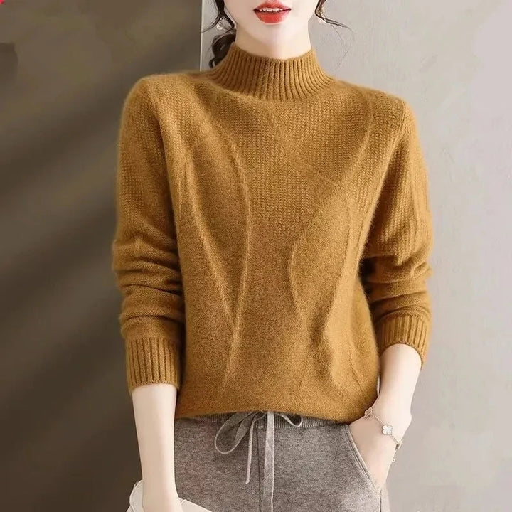Duttini | Mock Neck Knit Sweater