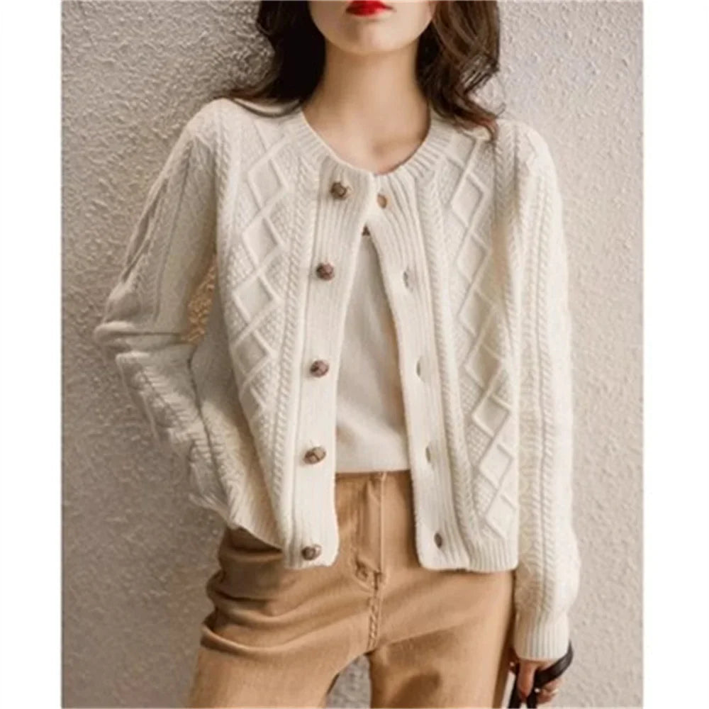 Duttini | Cable Knit Cardigan