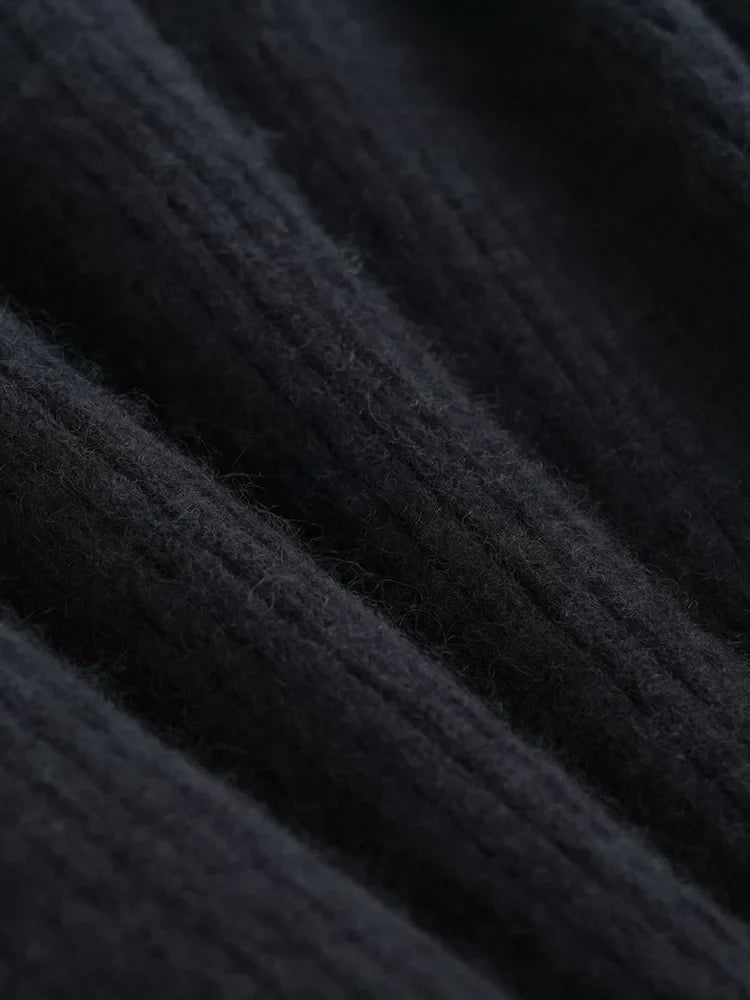 Duttini | Wool Knitted Wide Leg Pants