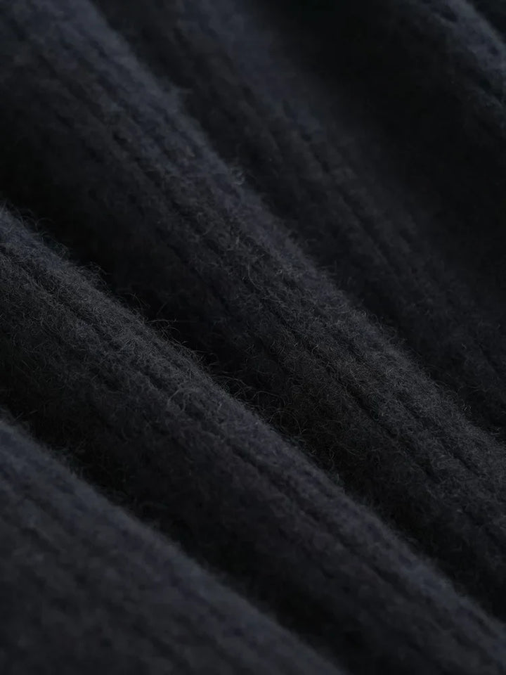 Duttini | Wool Knitted Wide Leg Pants