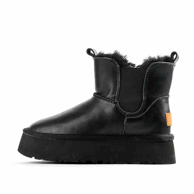 Duttini | Leather Fur Boots