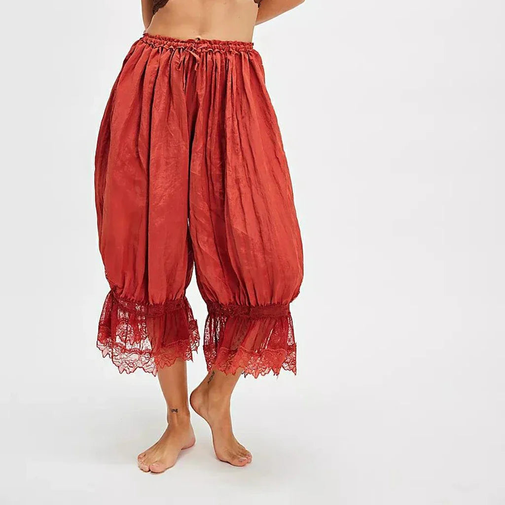 Duttini | Lace Lantern Pants for Women