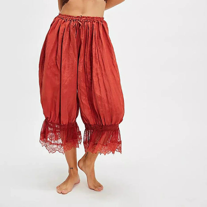 Duttini | Lace Lantern Pants for Women