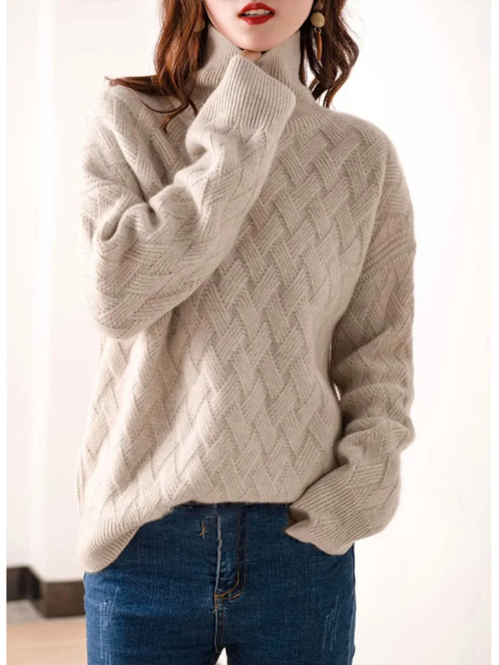 Duttini | Cable Turtleneck Sweater