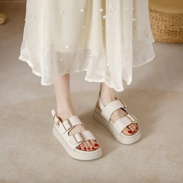 Duttini | Leather Platform Sandal