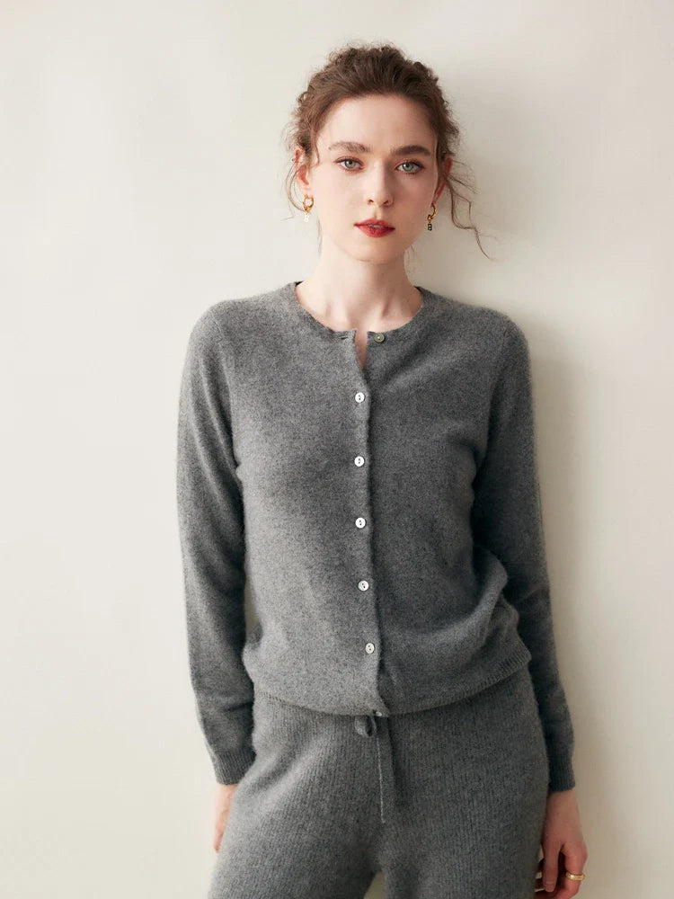 Duttini | Cashmere Crew Cardigan