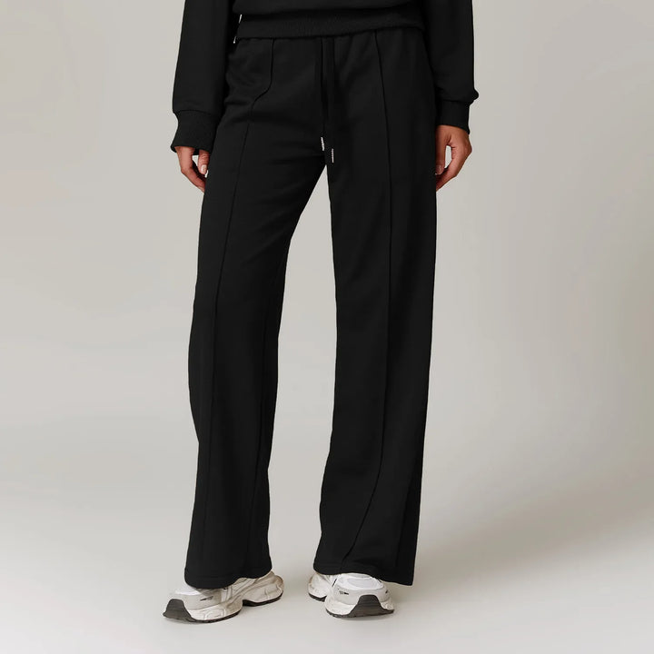 Duttini | High Rise Jogger for Women in Soft Fabric, Black