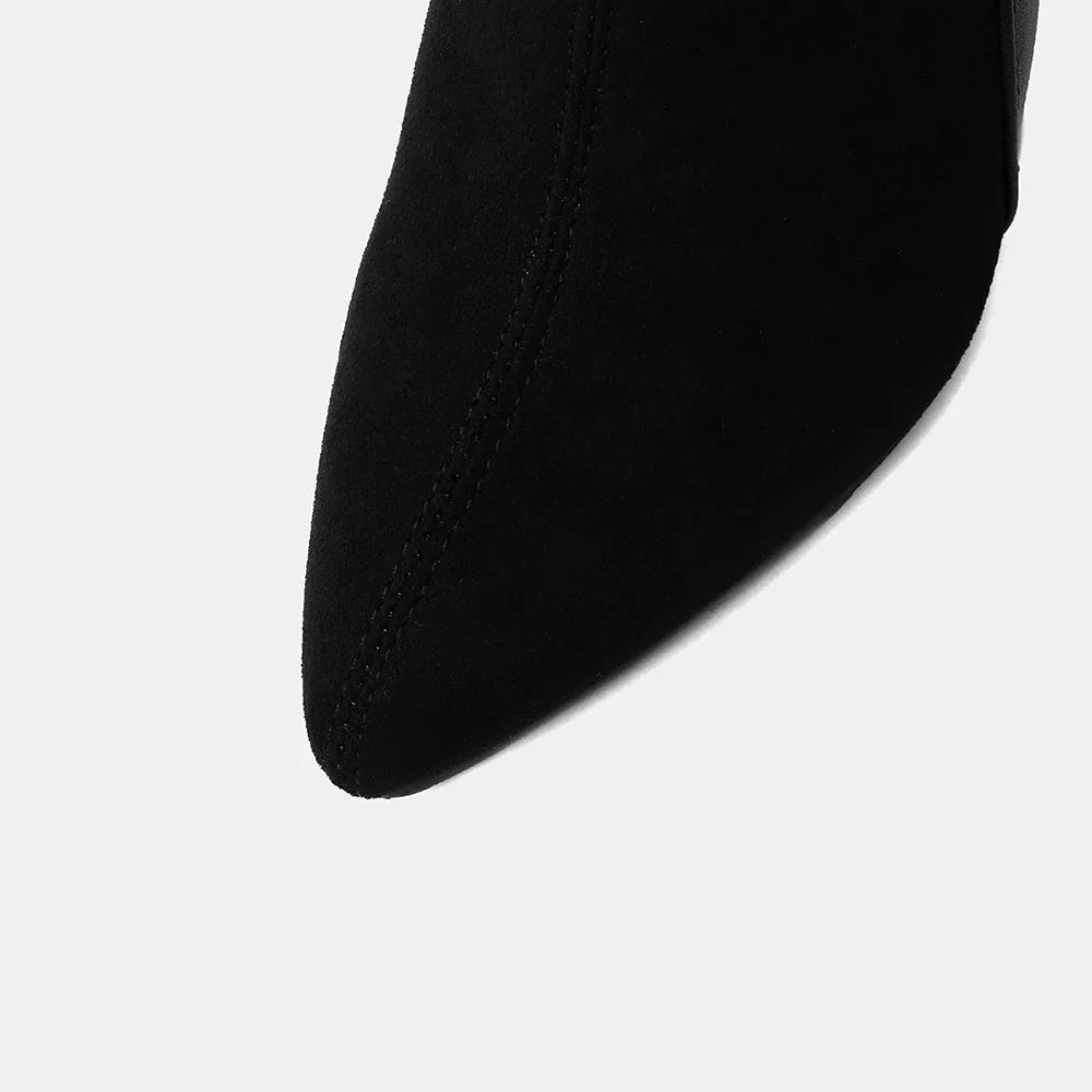 Duttini | Suede Pointy Toe Heels