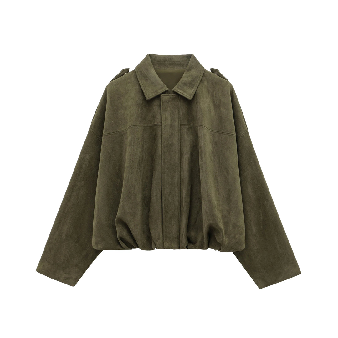 Duttini | Women's Suede Bomber