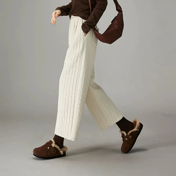 Duttini | Cotton Wide-Leg Pants