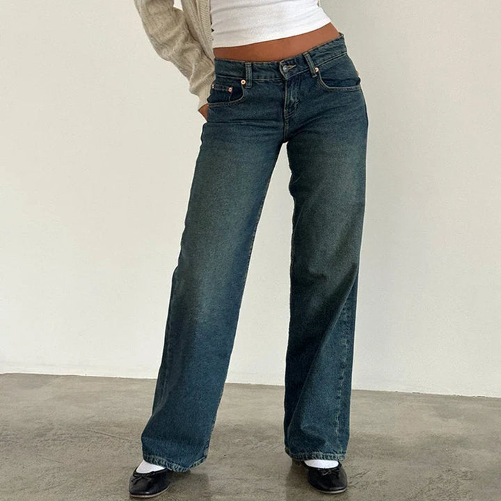 Duttini | Low-Waist Denim Pants