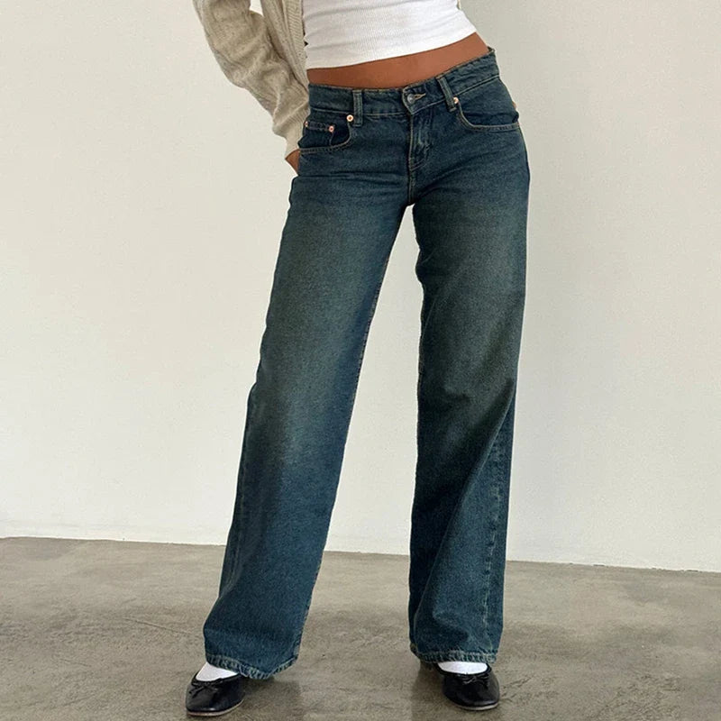 Duttini | Low-Waist Denim Jeans for Women