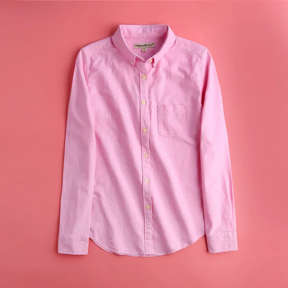 Duttini | Elegant Pastel Oxford Blouses