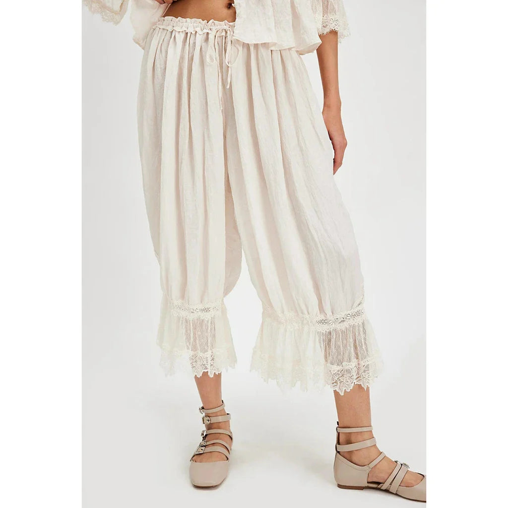 Duttini | Lace Lantern Pants