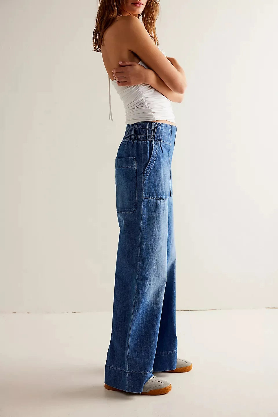 Duttini | Wide-Leg Denim Jeans