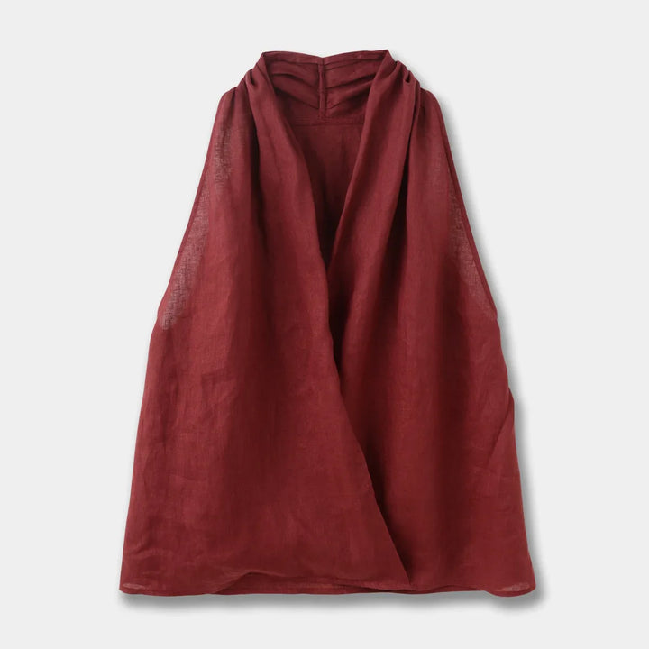Duttini | Drape Linen Vest