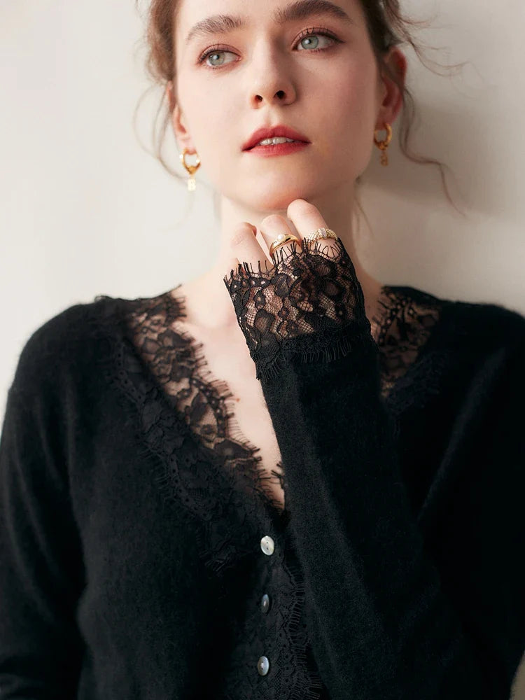 Duttini | Lace Cardigan