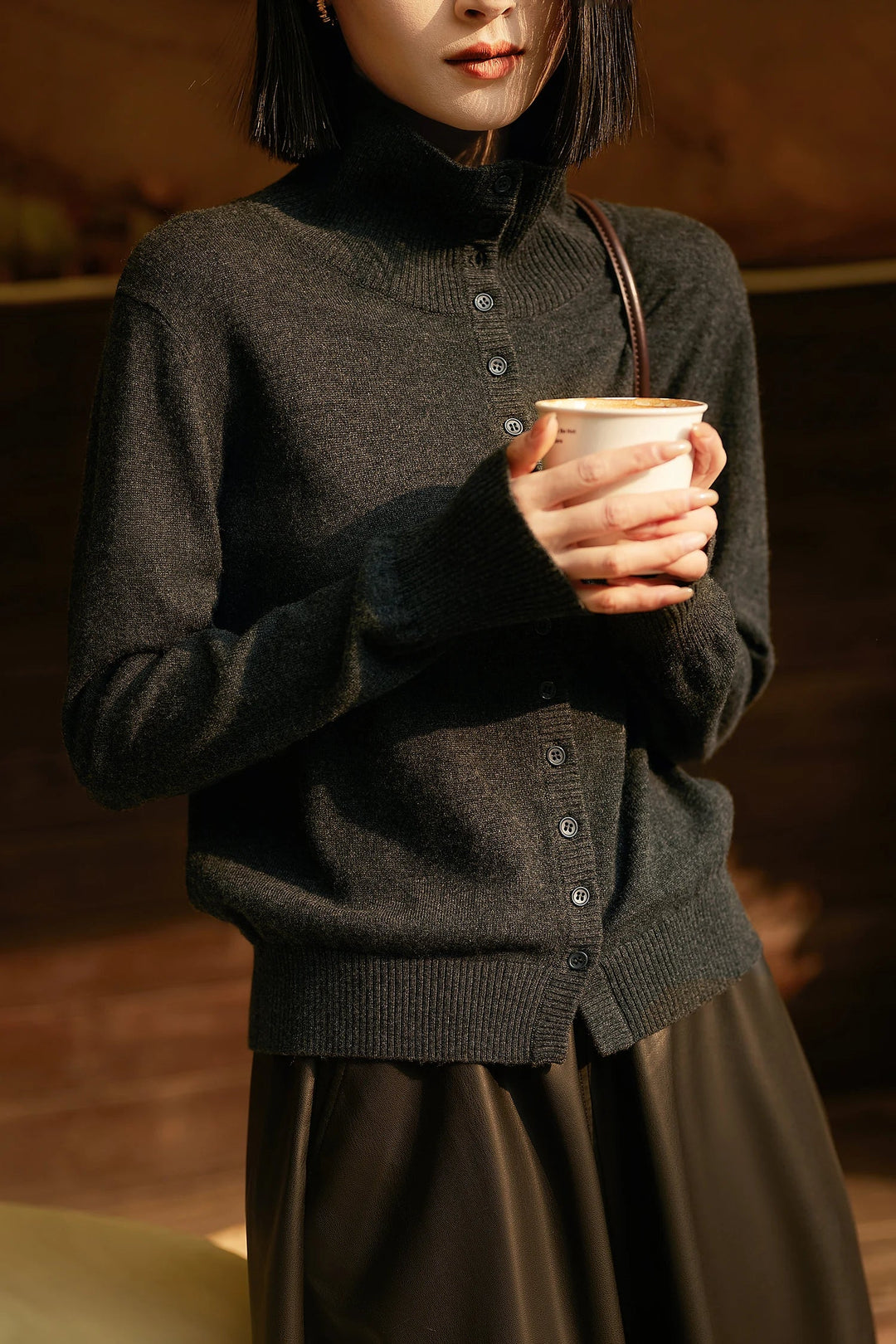 Duttini | Cashmere Button Sweater