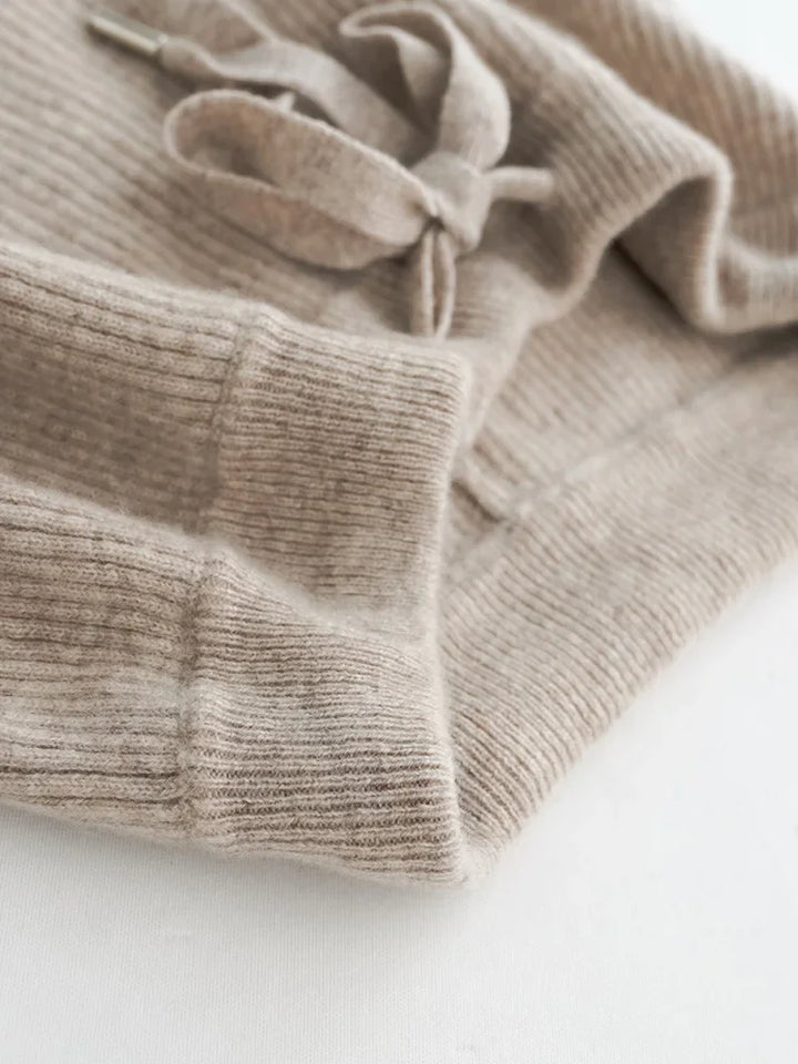 Duttini | Wool Knitted Wide Leg Pants