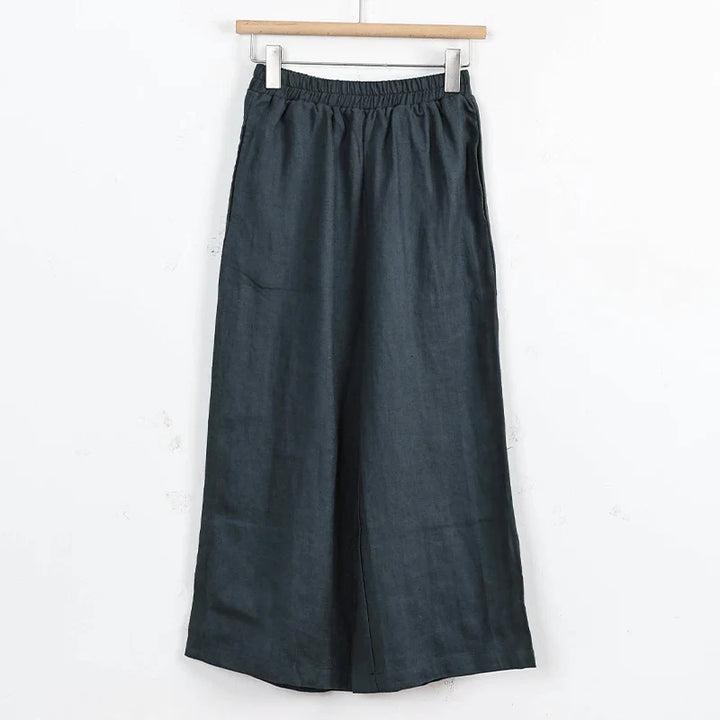 Duttini | Wide Leg Linen Pant for Women in Natural
