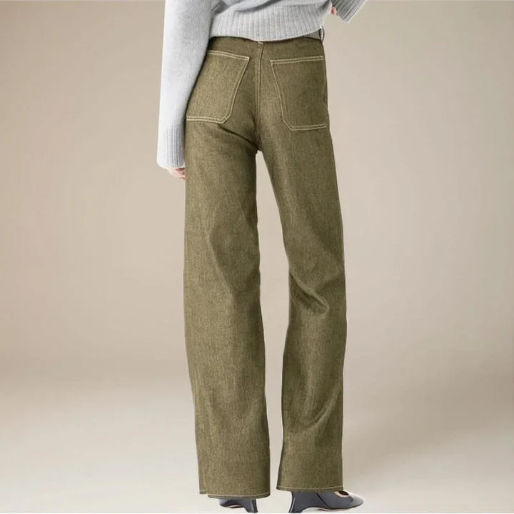 Duttini | Classic Wide-Leg Jean for Women in Denim