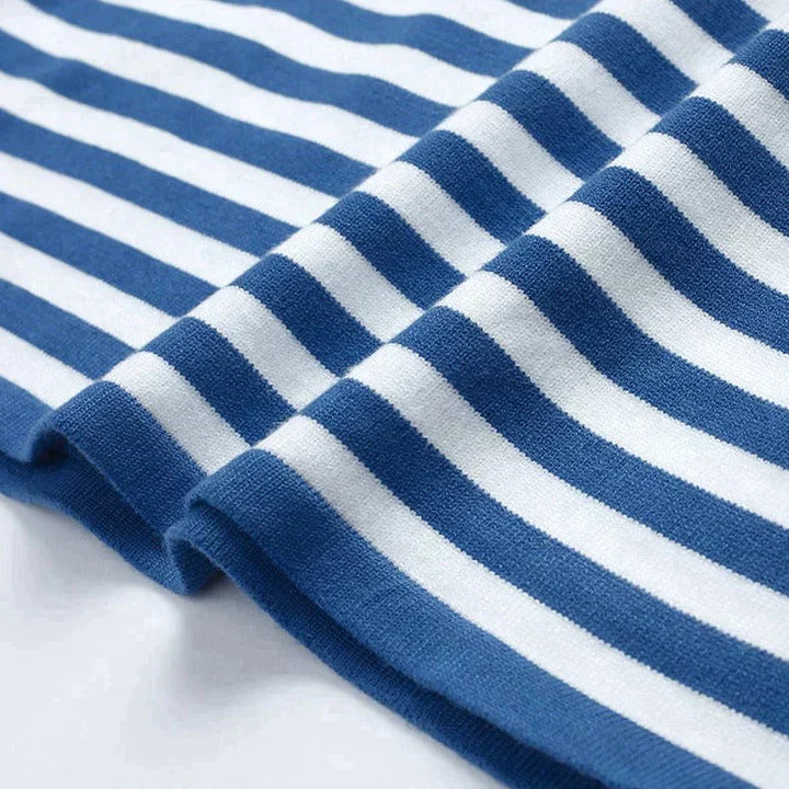 Duttini | Elegant Striped Summer T-Shirt Made to Turn Heads