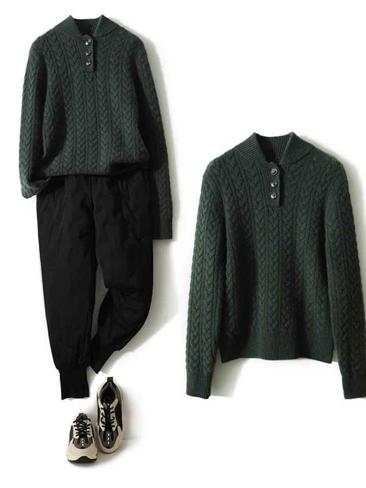 Duttini | Cashmere Button-Up Sweater