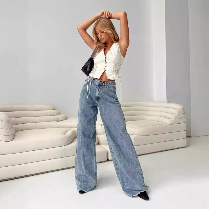 Duttini | Relaxed Wide-Leg Jeans