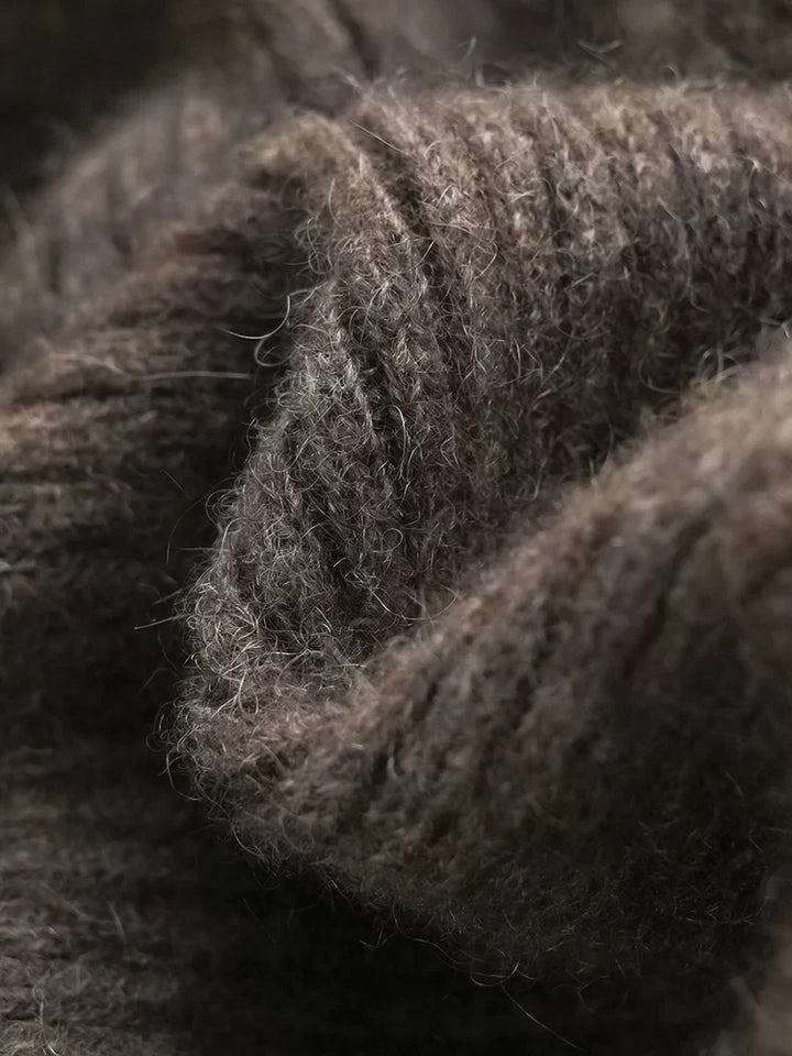 Duttini | Wool Knitted Wide Leg Pants