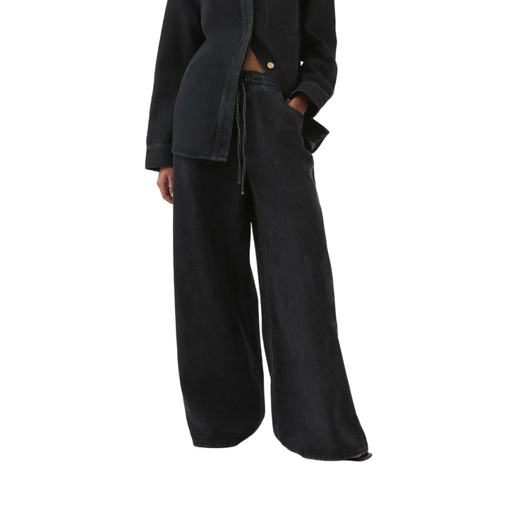 Duttini | Wide-Leg Jean for Women in Denim Blue