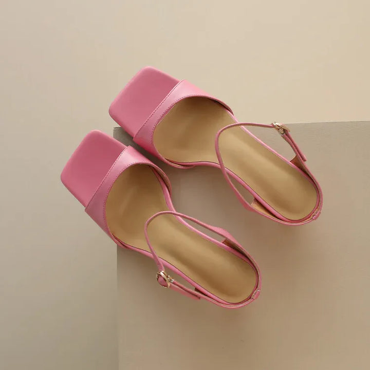Duttini | Leather Heel Mules
