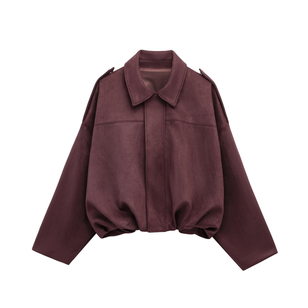 Duttini | Women's Suede Bomber