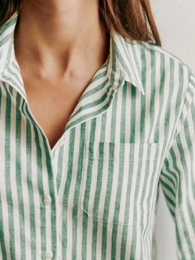 Duttini | Classic Stripe Linen Shirt