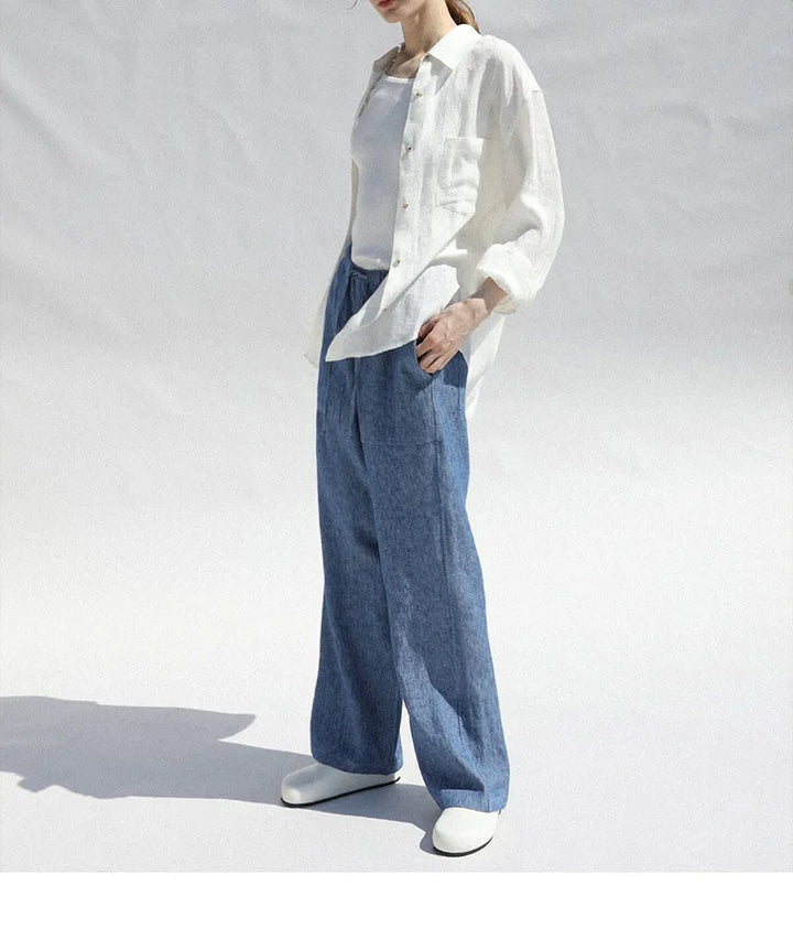Duttini | Oversized Linen Blouse