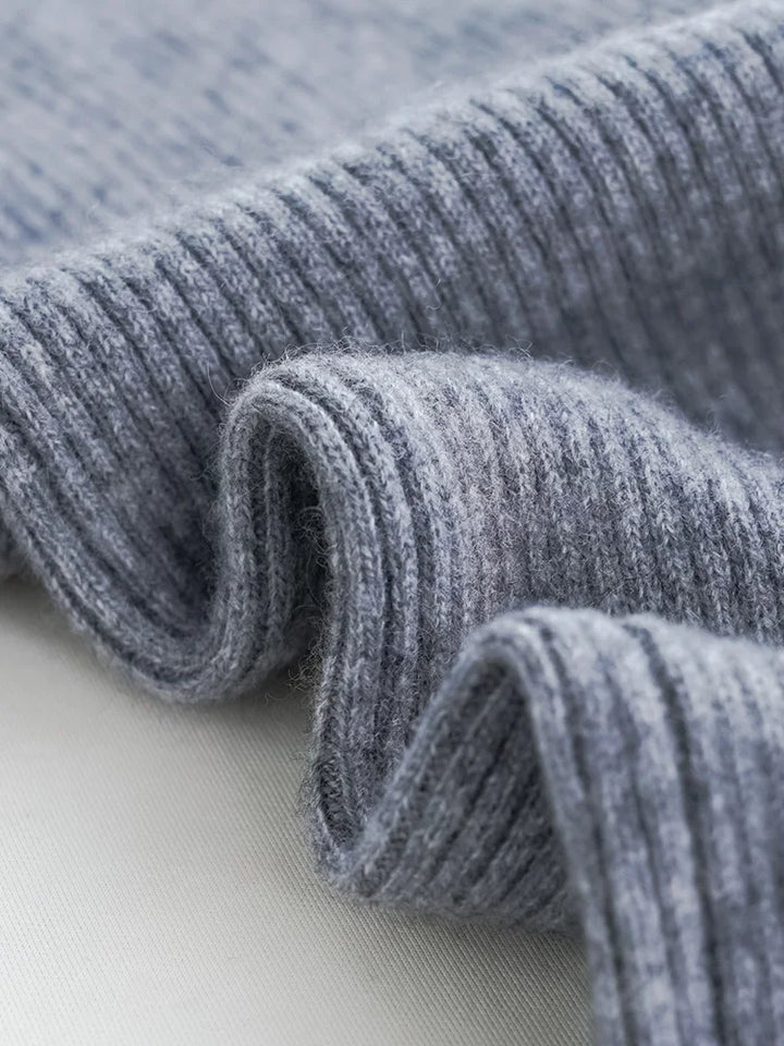 Duttini | Wool Knitted Wide Leg Pants