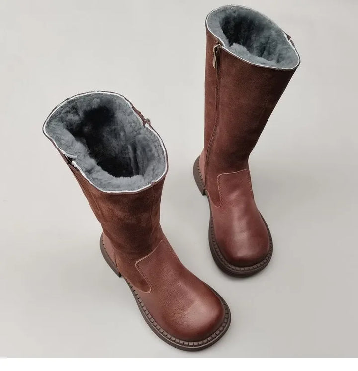 Duttini | Shearling Riding Boots