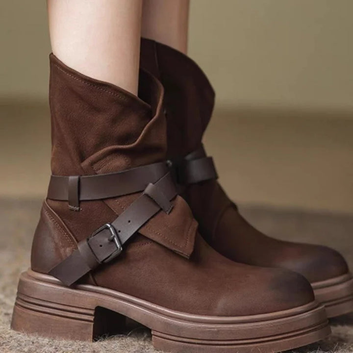 Duttini | Buckle Moto Boots