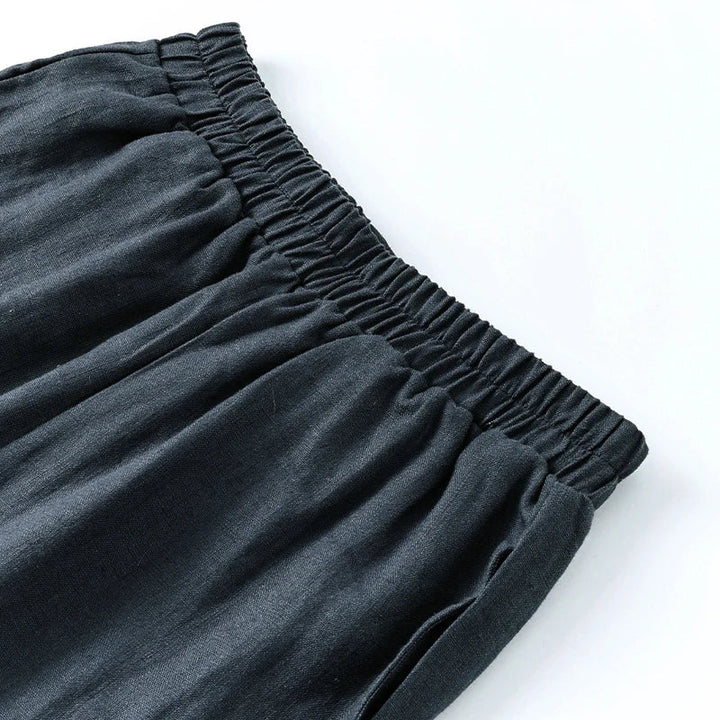 Duttini | Wide Leg Linen Pant for Women in Natural