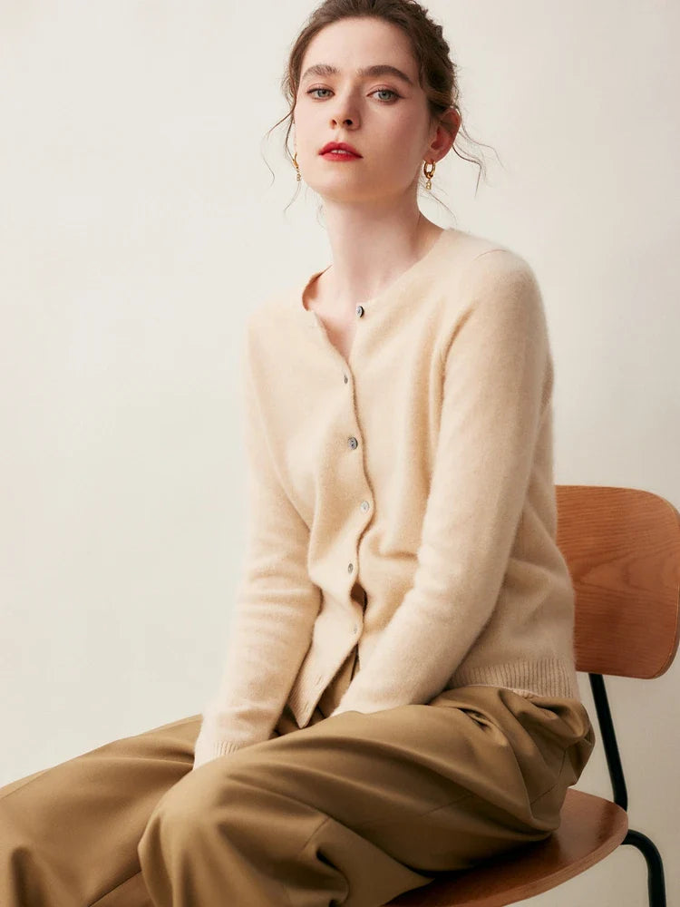 Duttini | Cashmere Crew Cardigan