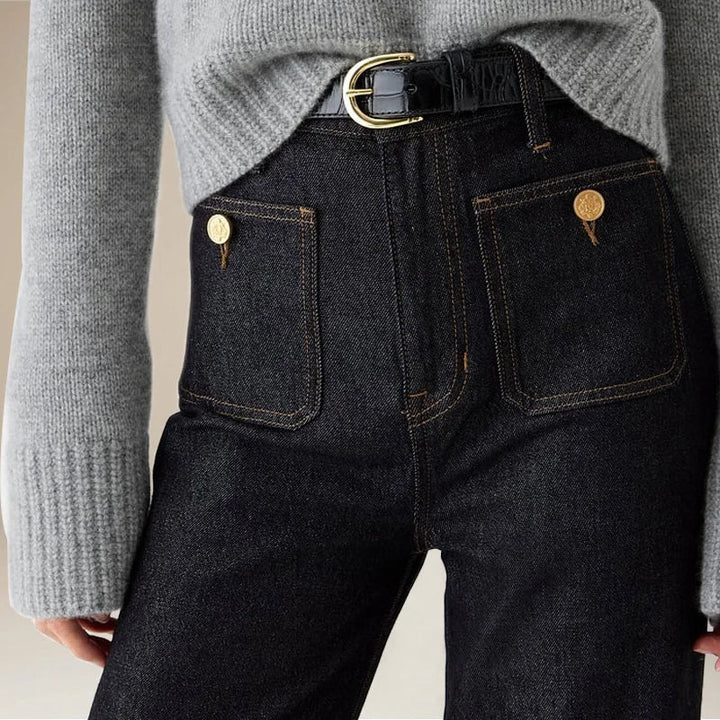 Duttini | Classic Wide-Leg Jean for Women in Denim