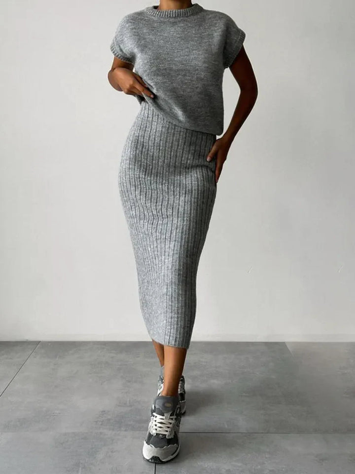 Duttini | Rib Sleeveless Set