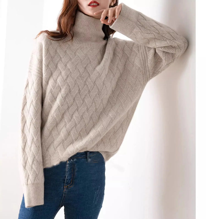 Duttini | Cable Turtleneck Sweater