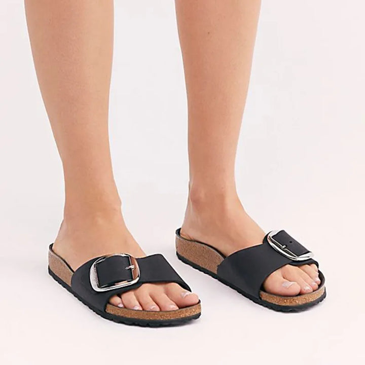Duttini | Buckle Cork Slides