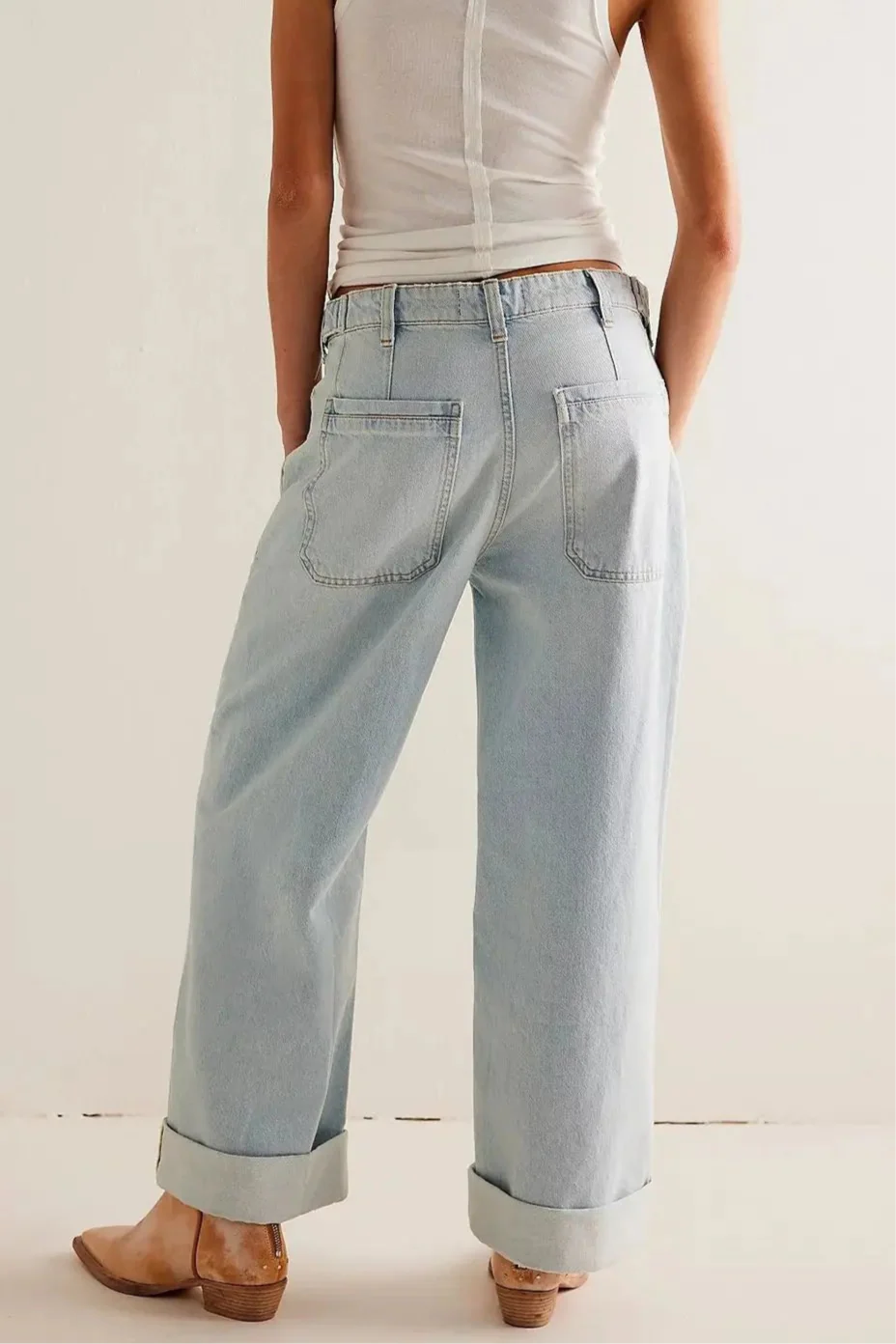 Duttini | High-Waist Wide-Leg Denim for Women