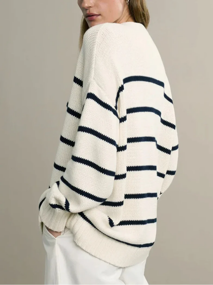 Duttini | Organic Striped Cardigan